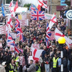 Протест у місті проти прохачів притулку