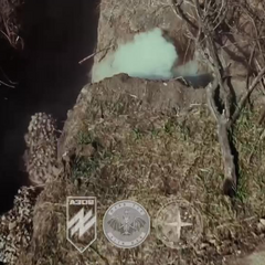 Украинские разведчики ведут борьбу в окопах