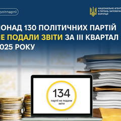 Более 130 партий не подали финансовые отчеты в НАЗК: какой штраф ожидает