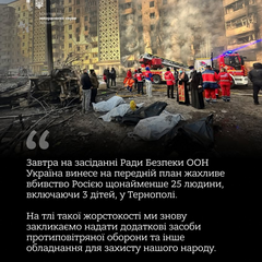 25 загиблих під Тернополем: скликано РБ ООН
