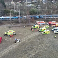 Зіткнення пасажирських потягів в Чехії