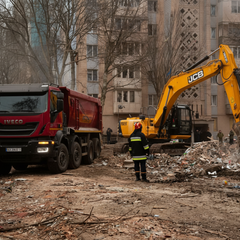 Rescuers are working continuously in Ternopil