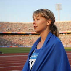 Олимпийская чемпионка Наталия Тобиас празднует день рождения