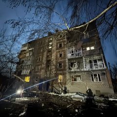 Children among the wounded during the shelling