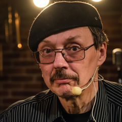 The photo of the deceased creator of the 'long-noses', Vadym Tupchiy