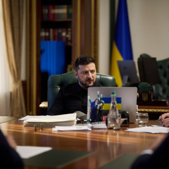 Зеленский на переговорах с Нидерландами