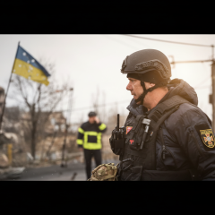 Евакуація людей через пожежу у Миколаєві