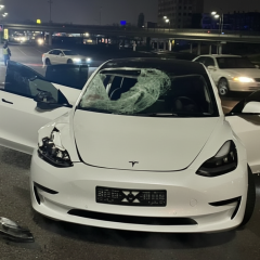 Аварія за участю Tesla в Києві