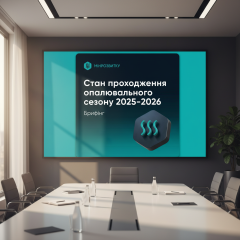 Будинок з опаленням під час атак в Україні