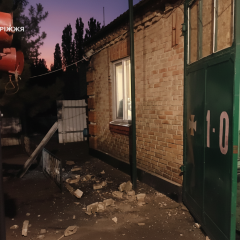 Атака пожарной части в Запорожской области