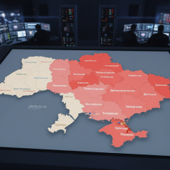карта воздушных тревог Украины