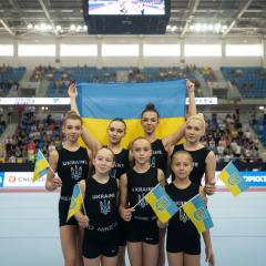 Українські акробатки з двома золотими медалями