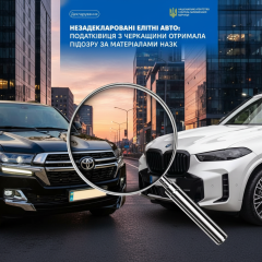 Незадекларовані елітні авто у Черкасах