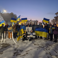 Украинские спортсмены на санях в Лейк-Плэсида