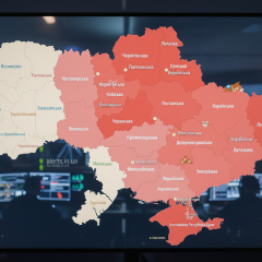 Карта воздушных тревог Украины 19 декабря 2025