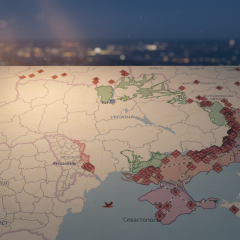 Online battle map in Ukraine