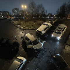 Автомобіль на парковці вибухнув у Москві