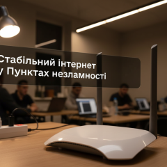 Пункті незламності з інтернетом xPON або Starlink