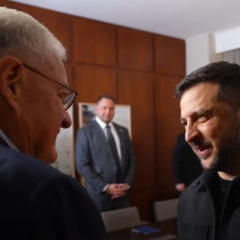 Зеленский с генералом Келлогом в США