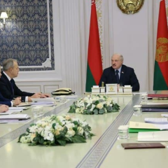 Александр Лукашенко на пресс-конференции