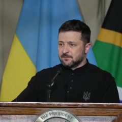 Зеленский и Рамафоса делают заявления