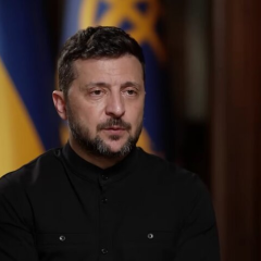 Зеленский и Трамп разговаривают за образами