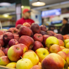 Яблуко, лимон та апельсин