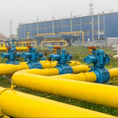 Зеленський на фоні прапора України