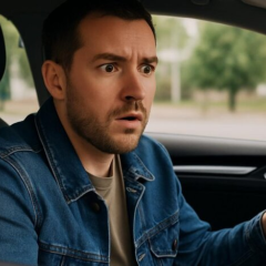 Водій на дорозі отримує штраф