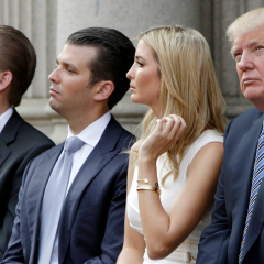 Дональд Трамп и его дети в суде