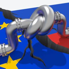 Трамп гледить на краник з газом