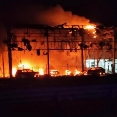 Пошкоджені будинки від атаки дронів