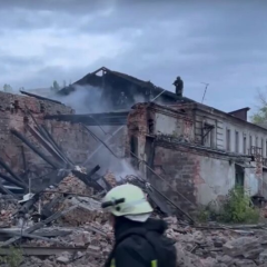 Бойові дії в Харкові: пожежа