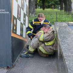 Рятувальники під обстрілом у Києві