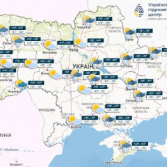 Жаркая погода в Украине