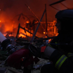 Наслідки ракетного удару Росії в Києві