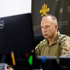 Сирский проверяет группировку войск «Курск» на границе