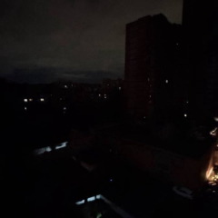 Ночь в центре Киева: темнота и неудобства