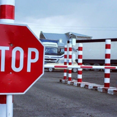 Поток пассажиров на границе с ЕС