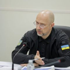 Карта з уміньованими територіями в Україні