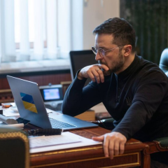 Зеленський на зустрічі з військовими