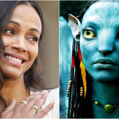 Зої Солдана зі сльозами на очах