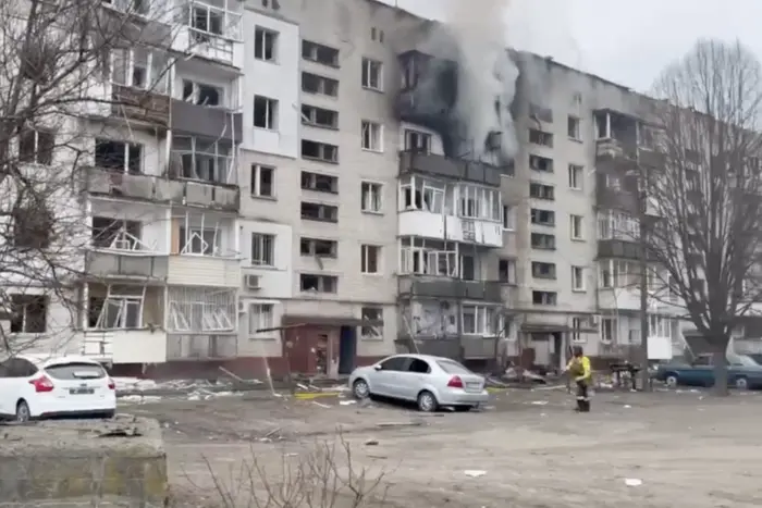 Травмовані діти після обстрілу в Сумах