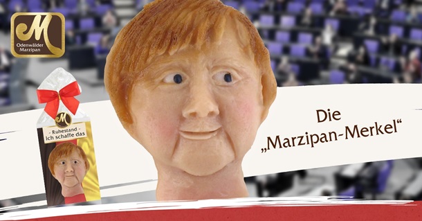 Марципанова голова Меркель: успішна пенсія