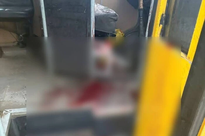 Российский дрон атакует автобус в Краматорске