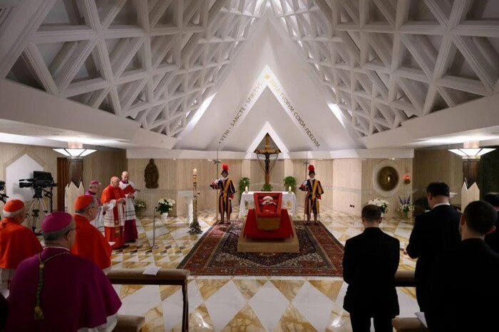 Альтернативний текст для зображення: апартаменти Папи Римського в Ватикані