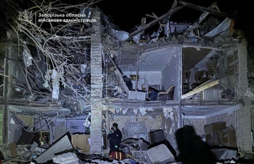 Ворог наніс ракетний удар на Запоріжжя
