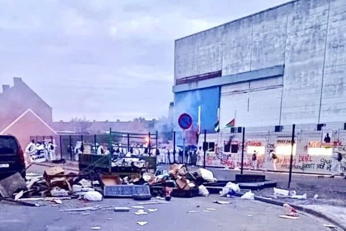 Activists damaged military equipment in Belgium