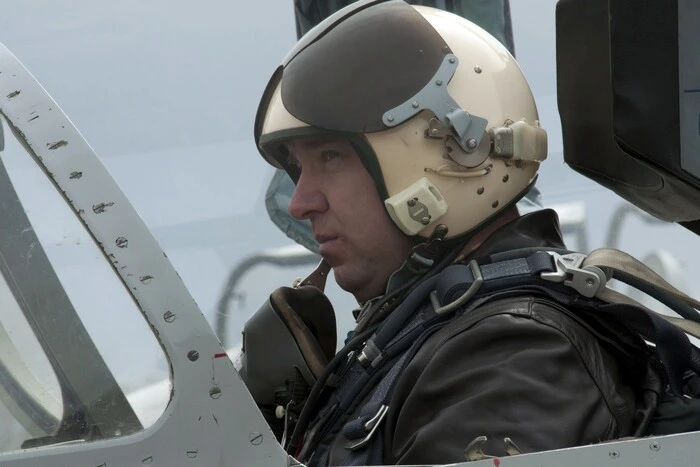 Фото пилота МиГ-29 Сергея Бондара