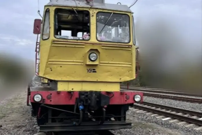 Атака россиян на железную дорогу в Чернигове